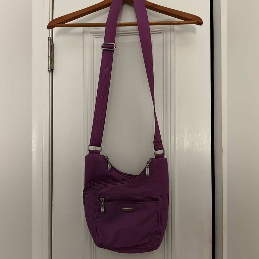 Baggallini Purple Everyday Crossbody Bag with Adjustable Strap